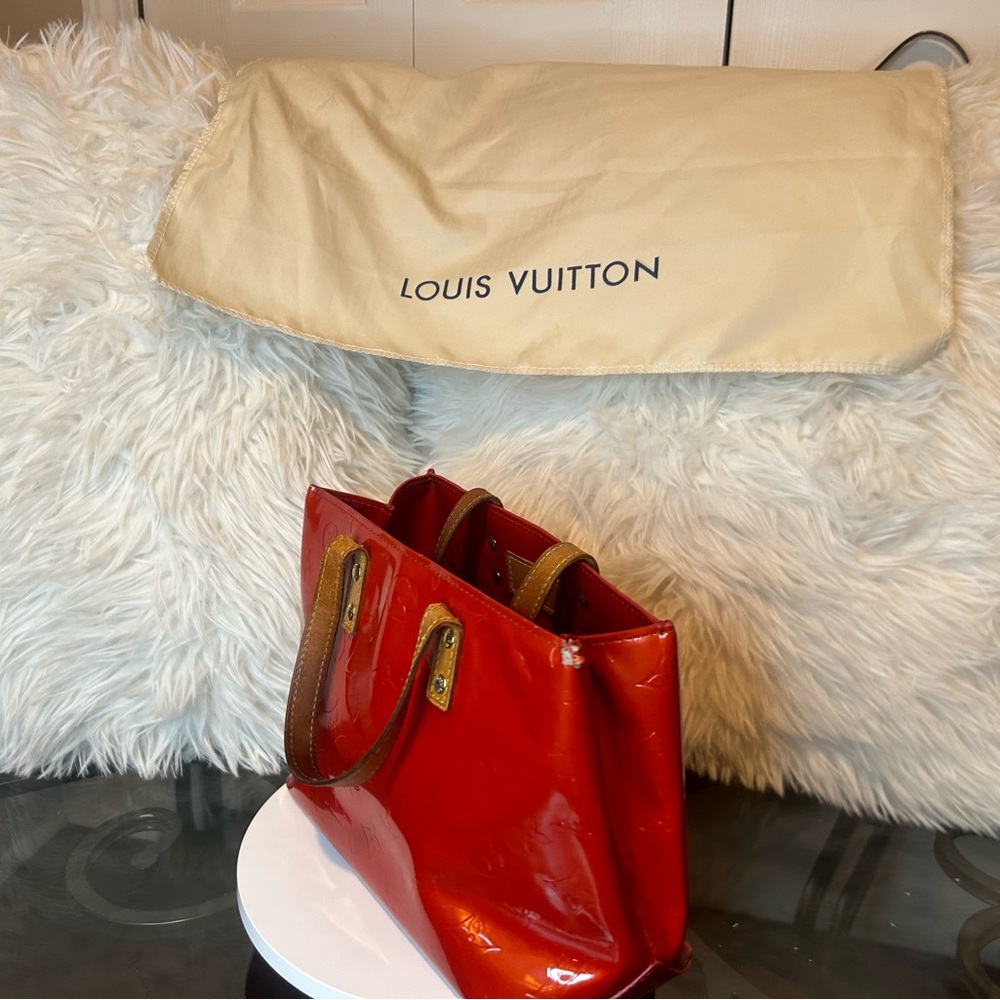 LOUIS VUITTON Vernis Red Reade PM M91088 used - Picture 9 of 16